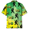 Bigfoot Shamrock Saint Patrick's Day Hawaiian Shirt