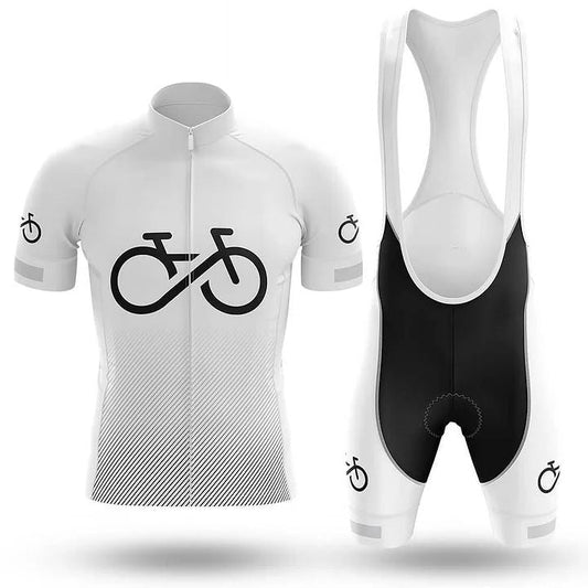 Bike Forever Men's Cycling Jersey Set, Road Bike Cycling Kit for Men, Biking Outfit, Bicycle Suit, Team Racing Uniform