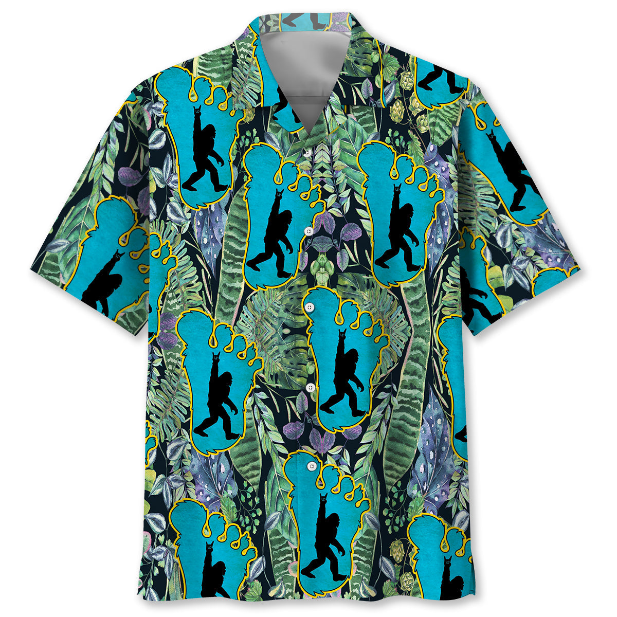Awesome Bigfoot Hawaiian Shirt