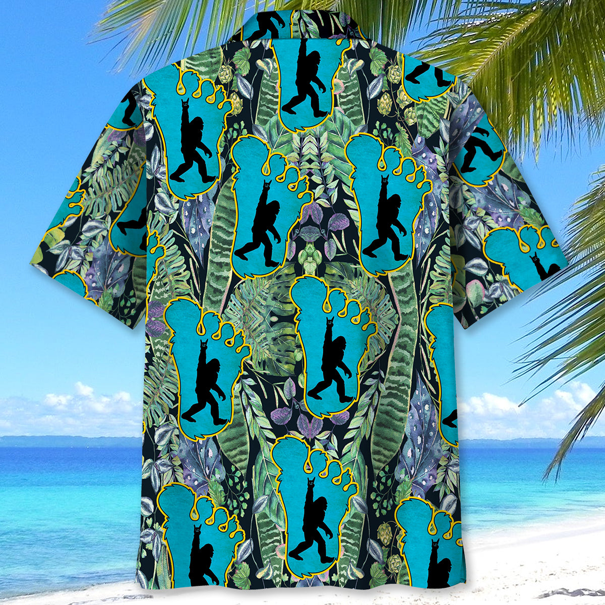 Awesome Bigfoot Hawaiian Shirt