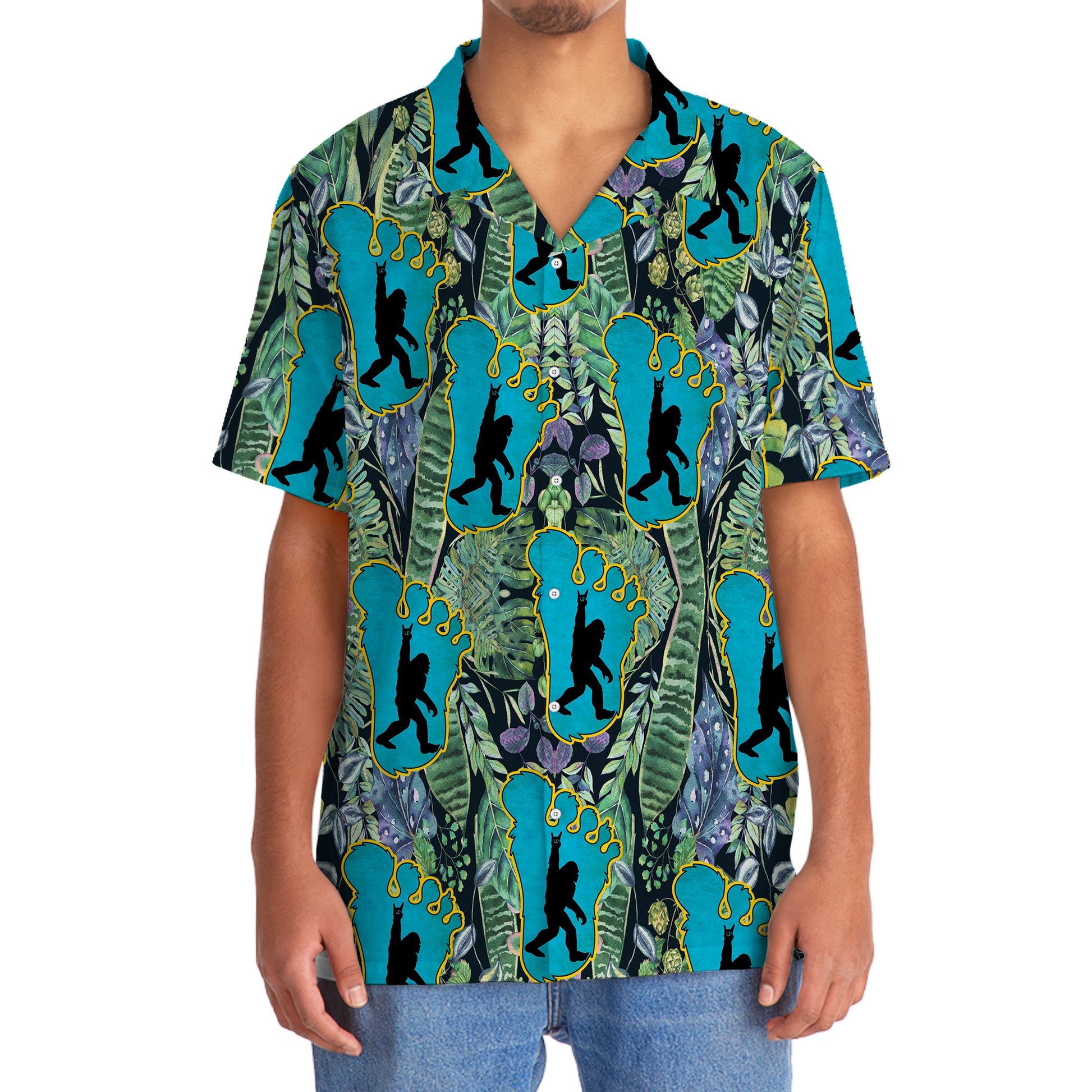 Awesome Bigfoot Hawaiian Shirt