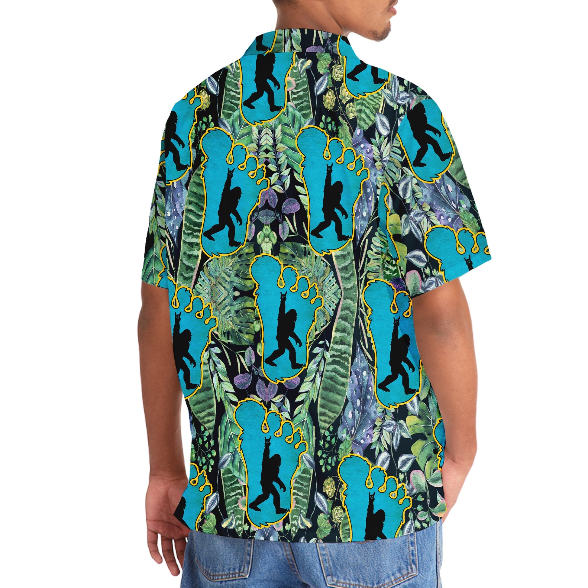 Awesome Bigfoot Hawaiian Shirt