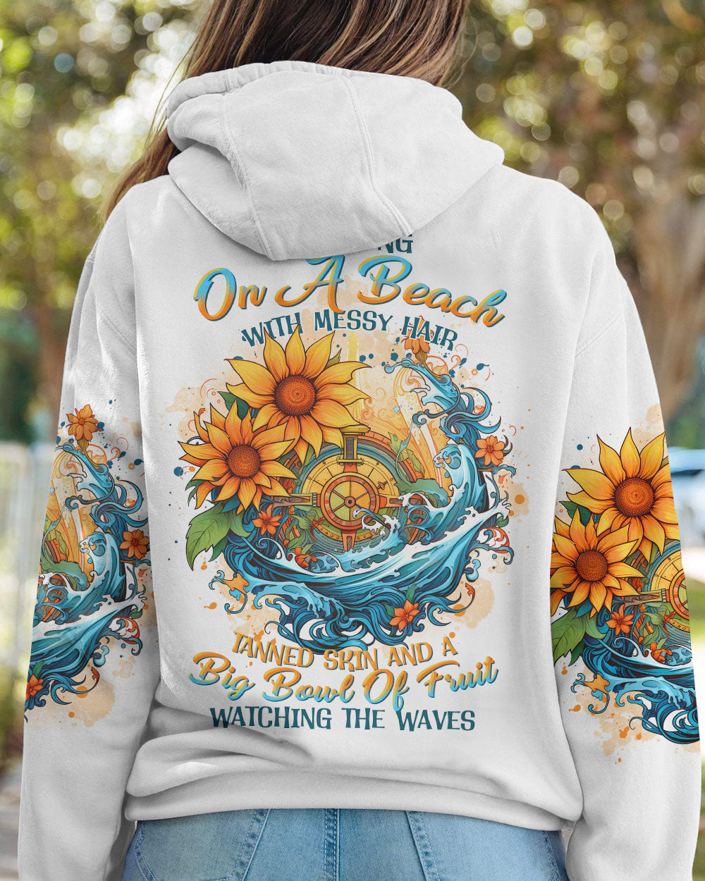 I BELONG ON A BEACH COMPASS ALL OVER PRINT - TLTR0706233