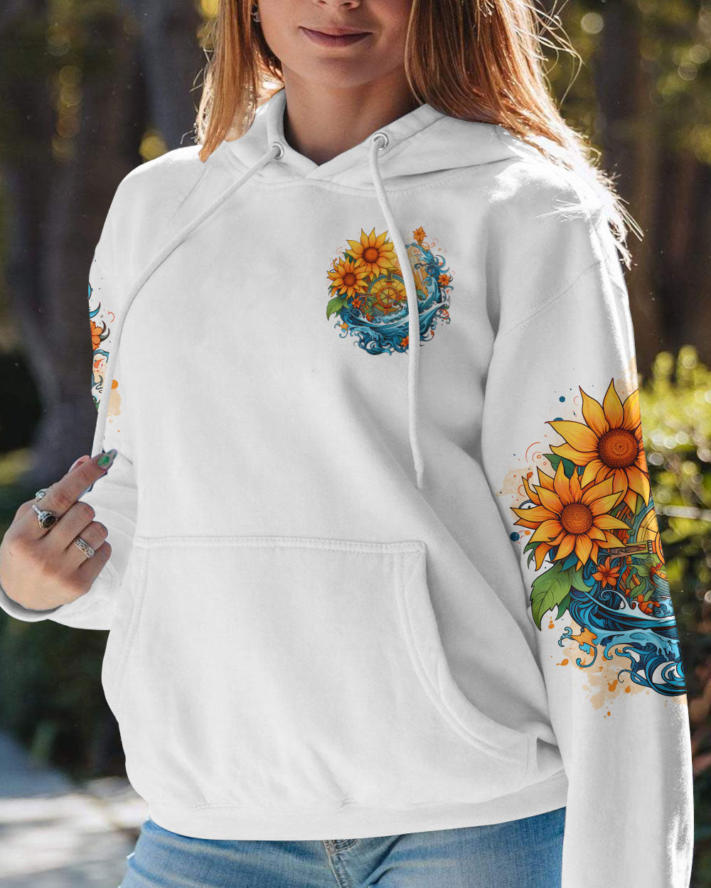 I BELONG ON A BEACH COMPASS ALL OVER PRINT - TLTR0706233