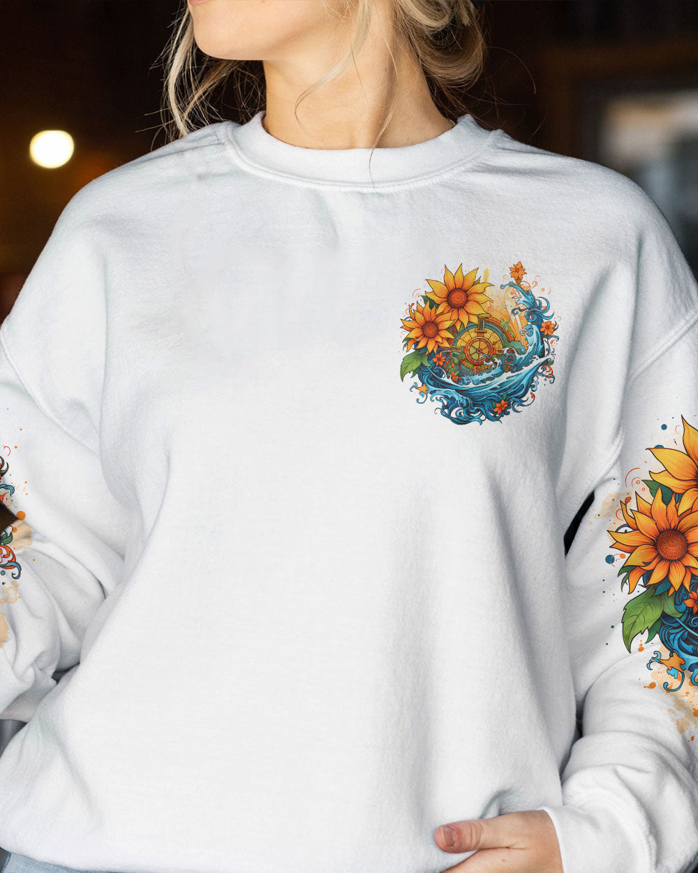 I BELONG ON A BEACH COMPASS ALL OVER PRINT - TLTR0706233