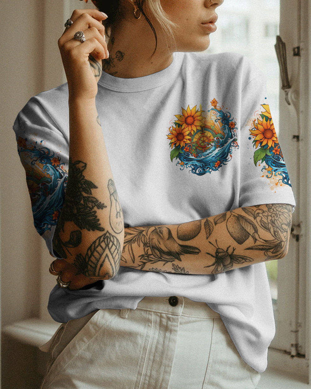 I BELONG ON A BEACH COMPASS ALL OVER PRINT - TLTR0706233