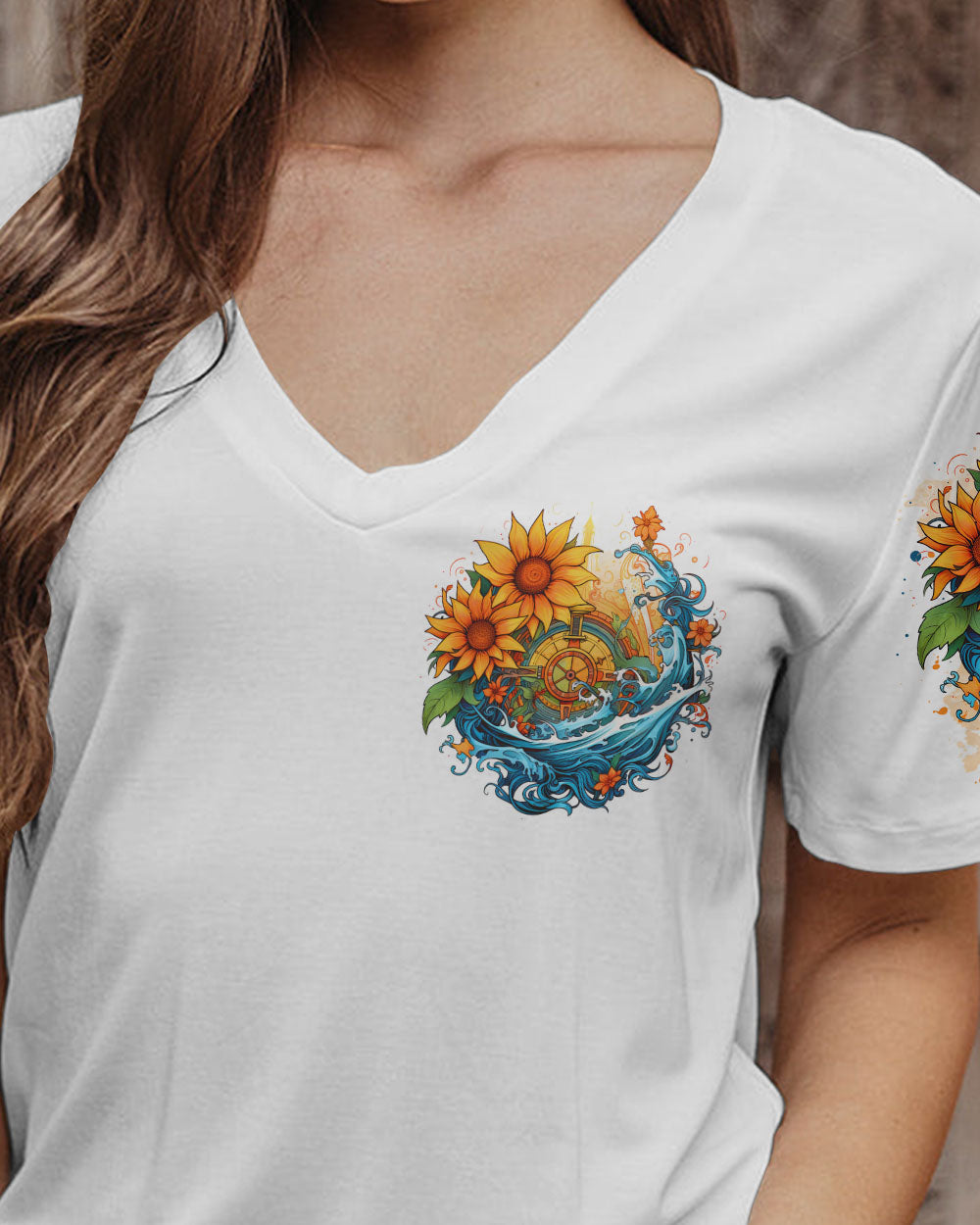 I BELONG ON A BEACH COMPASS ALL OVER PRINT - TLTR0706233