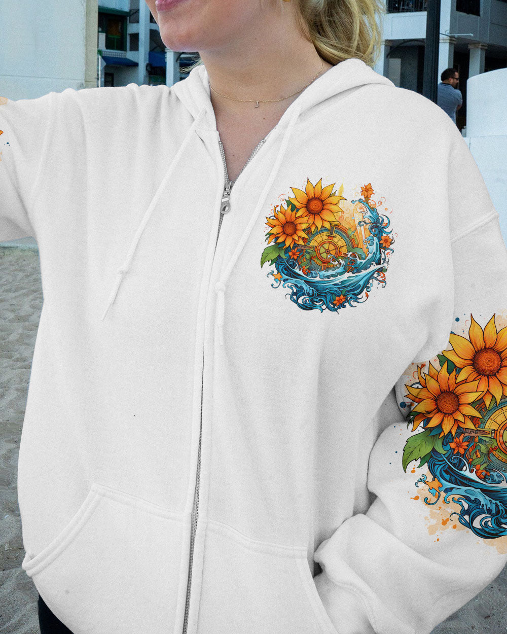 I BELONG ON A BEACH COMPASS ALL OVER PRINT - TLTR0706233