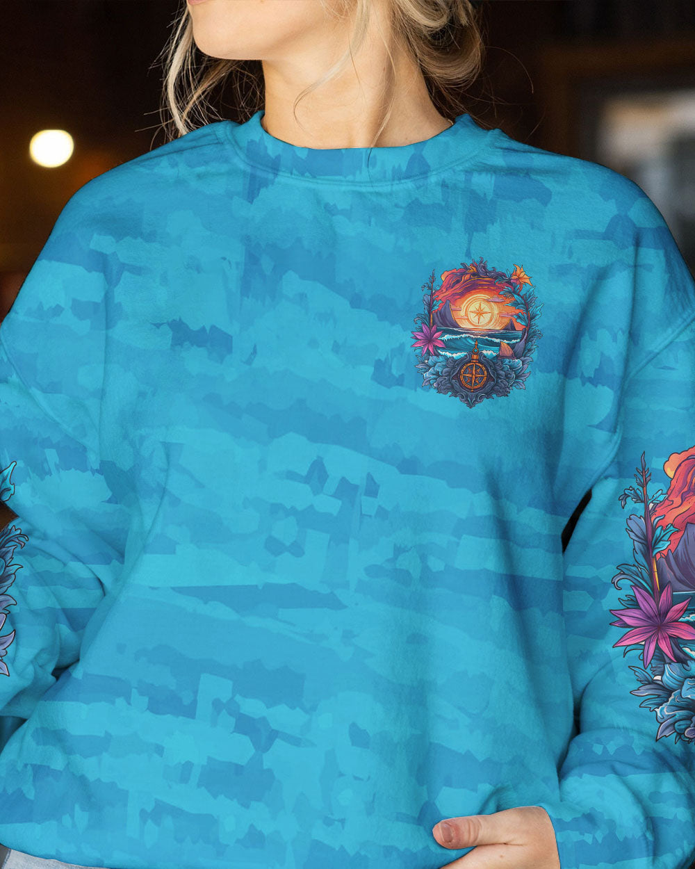 SALTWATER HEALS EVERYTHING COMPASS ALL OVER PRINT - TLTW1906233