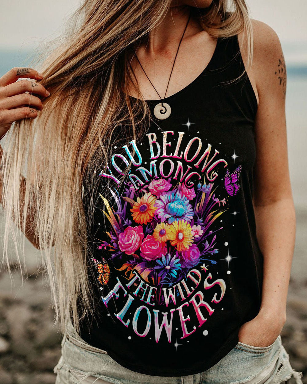 YOU BELONG AMONG THE WILDFLOWERS ALL OVER PRINT - TY1906237