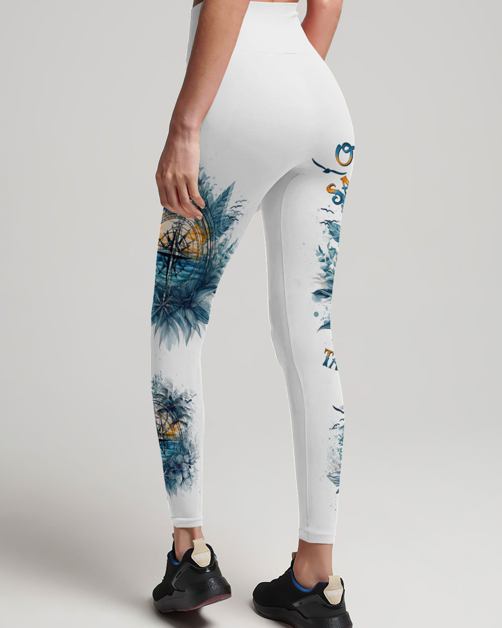 OCEAN AIR SALTY HAIR COMPASS ALL OVER PRINT - YHDU0106232