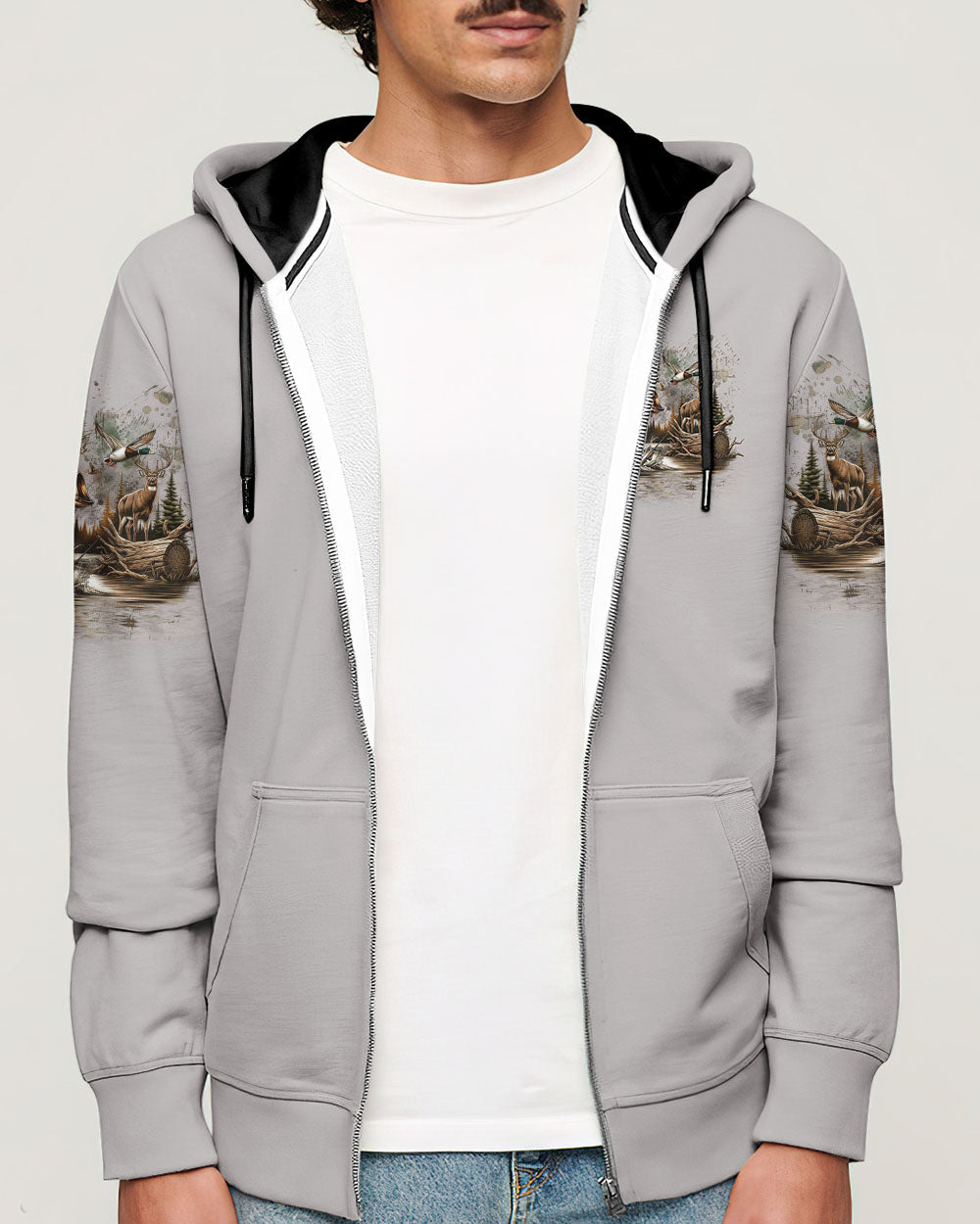 THE CLOSER I GET TO NATURE HUNTING FISHING ALL OVER PRINT - YHLN2511242