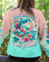 SALTWATER HEALS EVERYTHING DOLPHINS COMPASS ALL OVER PRINT - TLNO0612233