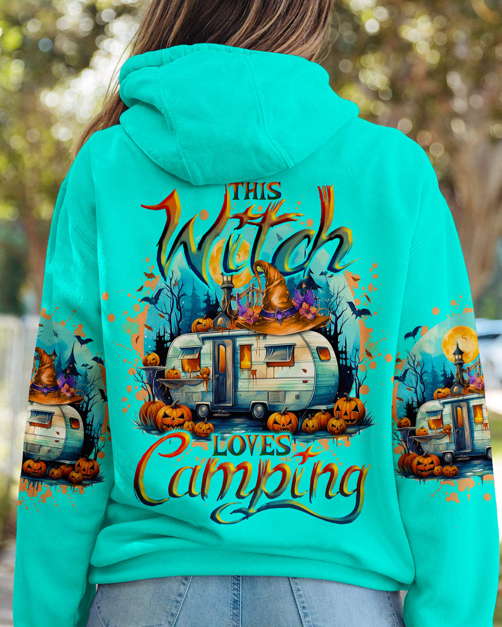 THIS WITCH LOVES CAMPING HALLOWEEN ALL OVER PRINT - TLNO1208232