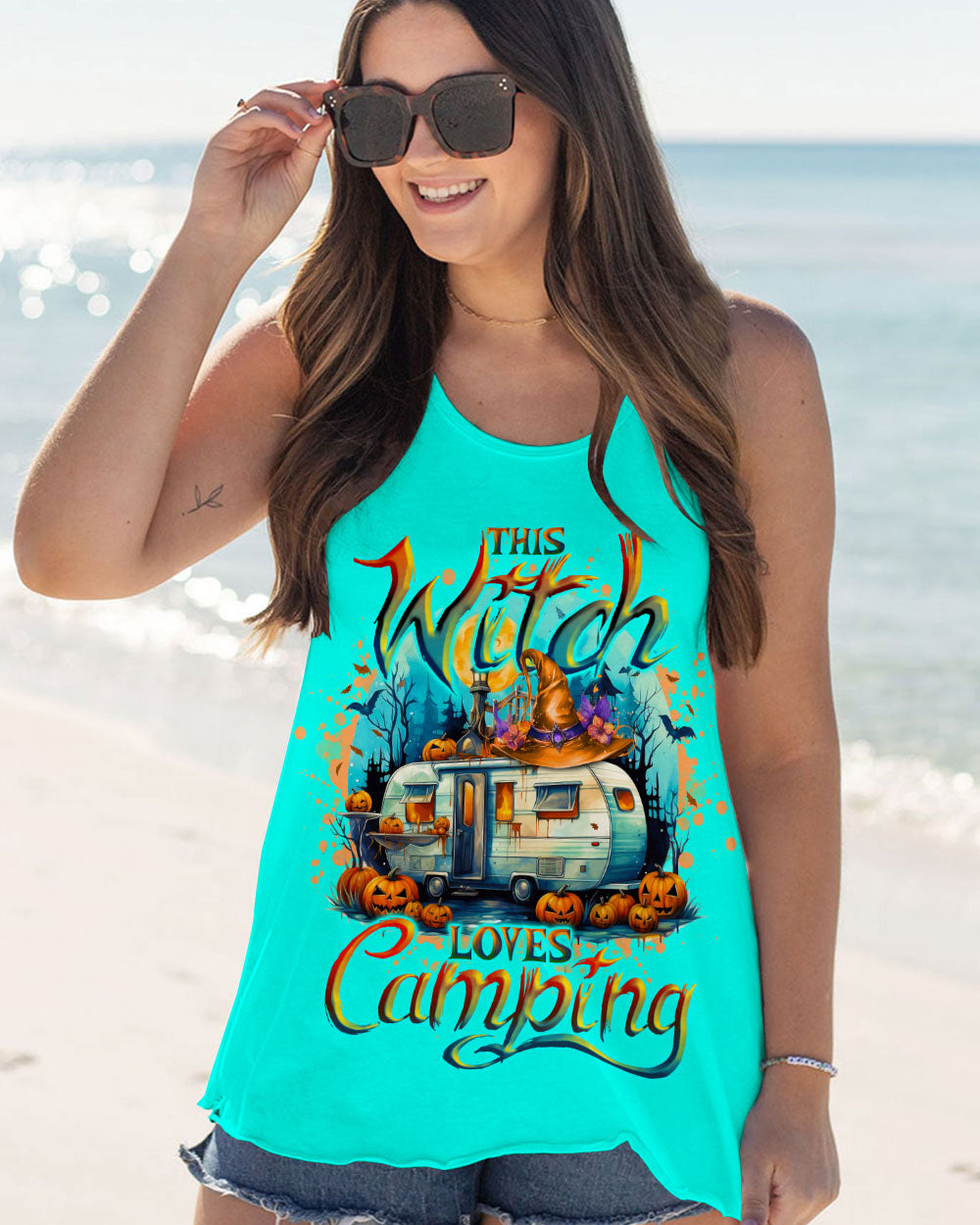 THIS WITCH LOVES CAMPING HALLOWEEN ALL OVER PRINT - TLNO1208232