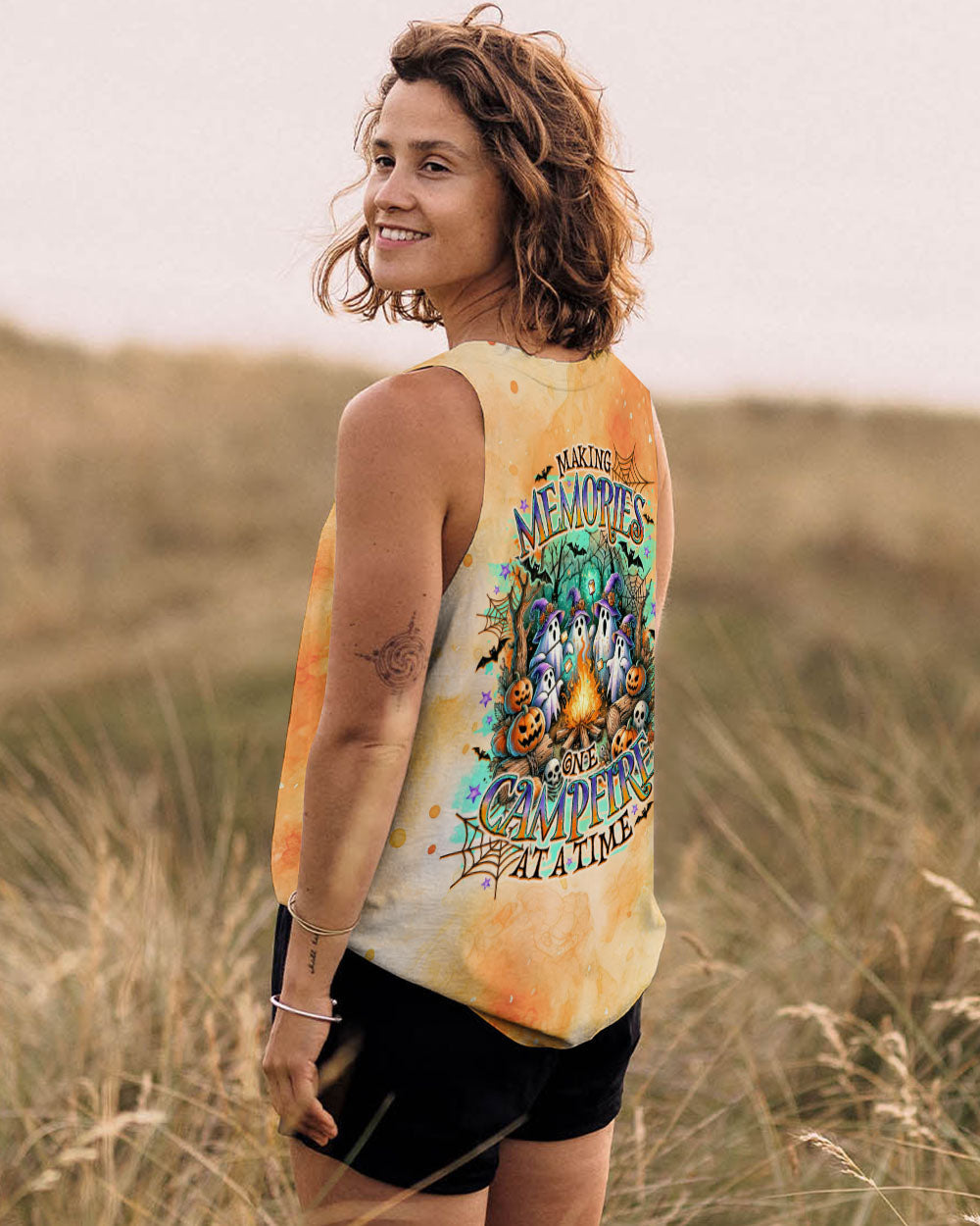 MAKING MEMORIES ONE CAMPFIRE AT A TIME BOOS HALLOWEEN ALL OVER PRINT - TLNO1209243