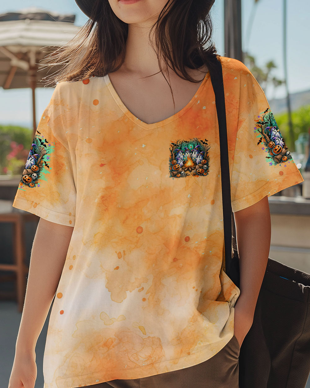 MAKING MEMORIES ONE CAMPFIRE AT A TIME BOOS HALLOWEEN ALL OVER PRINT - TLNO1209243