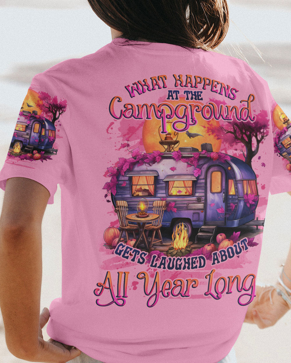 WHAT HAPPENS AT THE CAMPGROUND ALL OVER PRINT - TLNO1708231