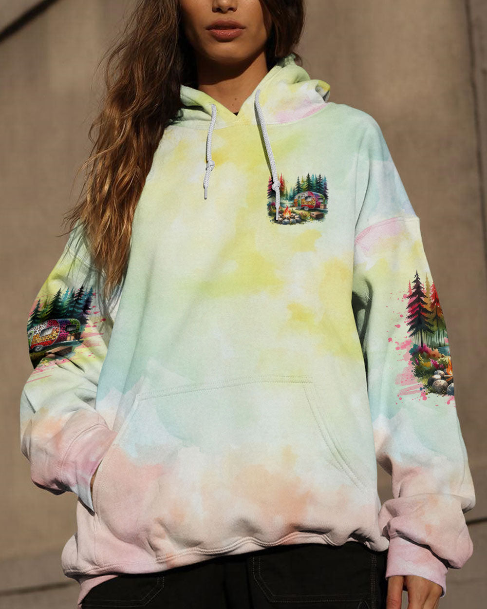 I'M RETIRED GOING CAMPING ALL OVER PRINT - TLNO1710231