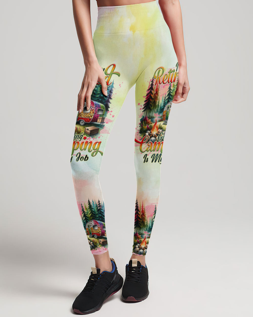 I'M RETIRED GOING CAMPING ALL OVER PRINT - TLNO1710231