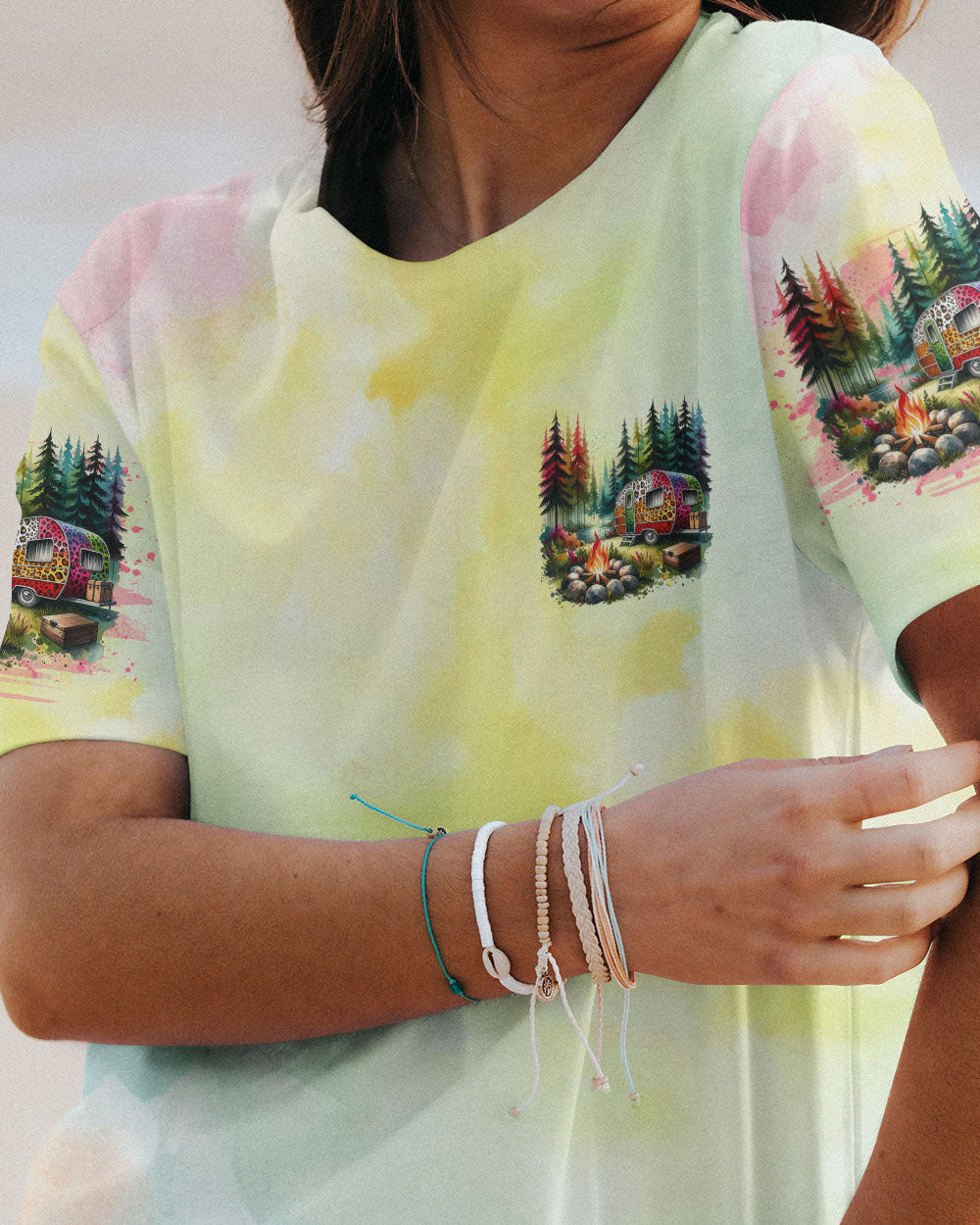 I'M RETIRED GOING CAMPING ALL OVER PRINT - TLNO1710231