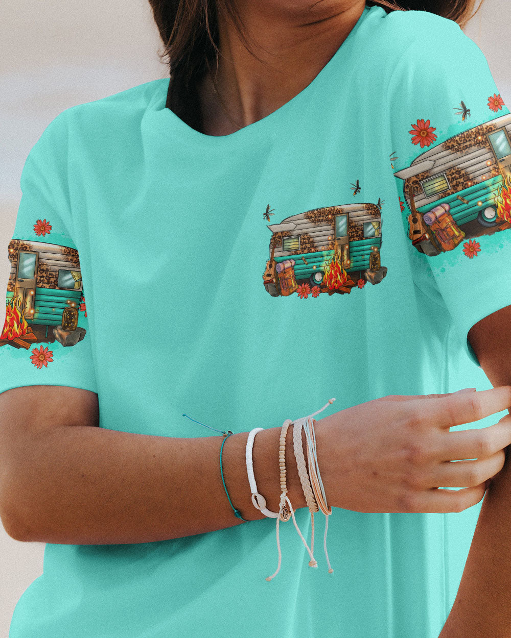 GLAMPING I'M TOO BOUGEE ALL OVER PRINT - TLNO1907233
