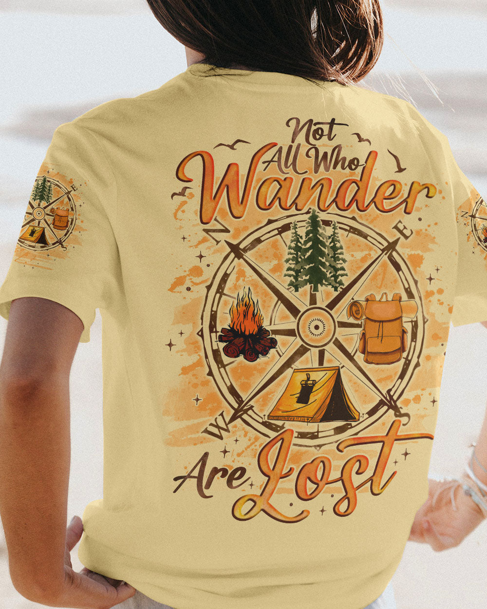 NOT ALL WHO WANDER ARE LOST COMPASS ALL OVER PRINT - TLNO2108232