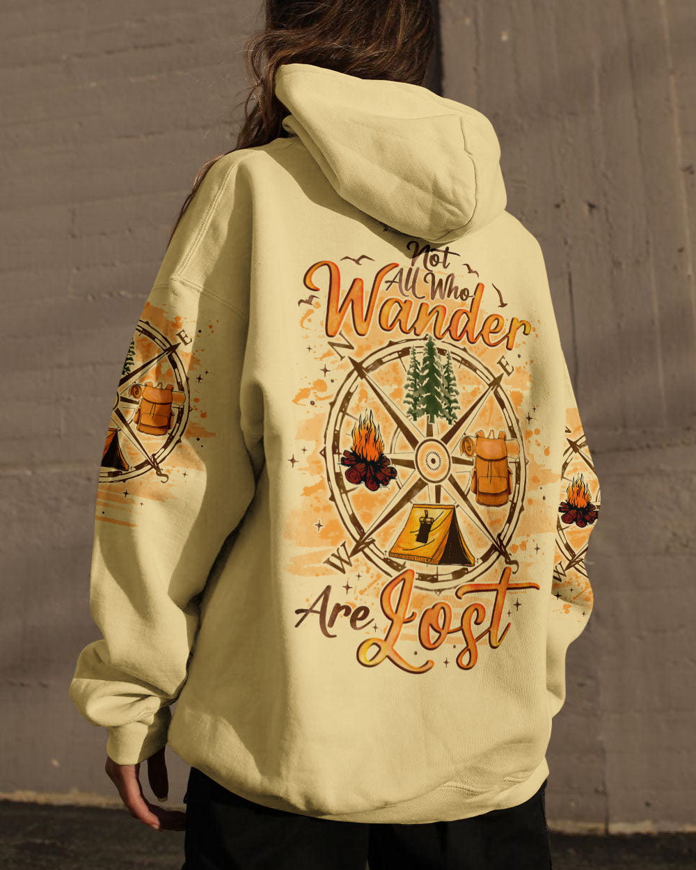 NOT ALL WHO WANDER ARE LOST COMPASS ALL OVER PRINT - TLNO2108232