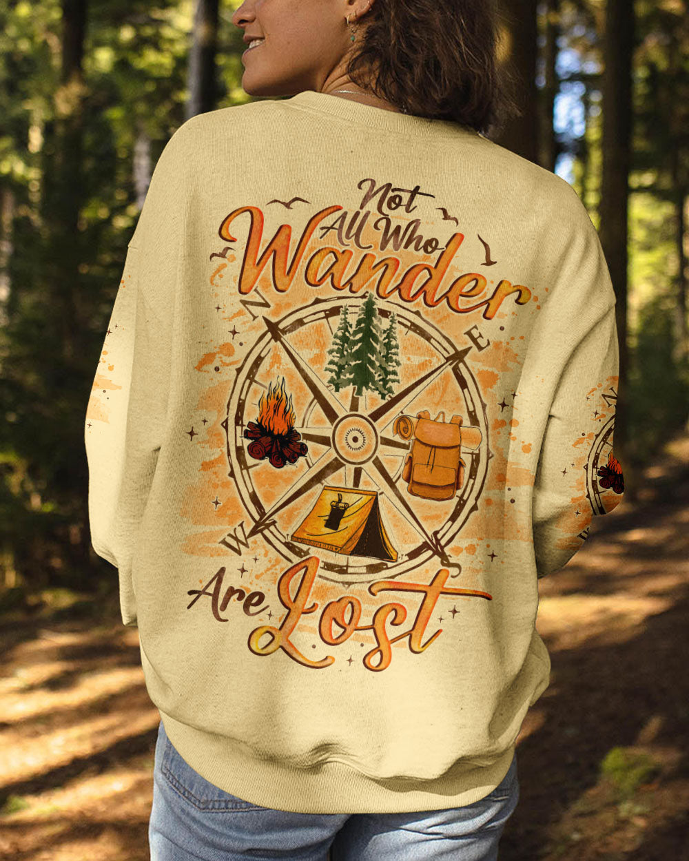 NOT ALL WHO WANDER ARE LOST COMPASS ALL OVER PRINT - TLNO2108232