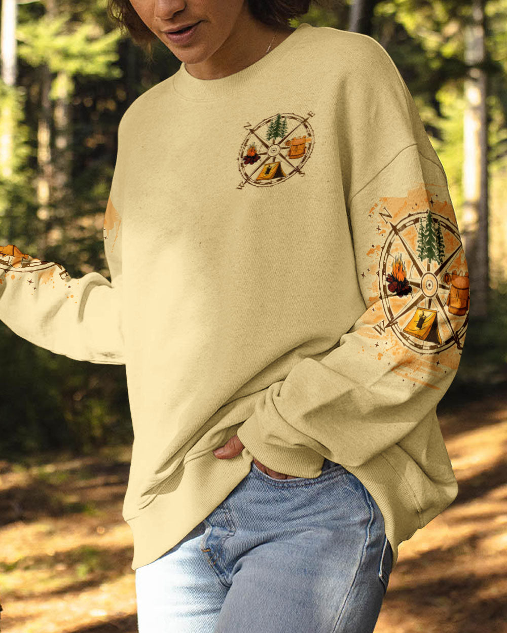 NOT ALL WHO WANDER ARE LOST COMPASS ALL OVER PRINT - TLNO2108232