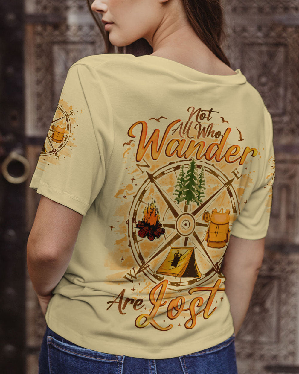 NOT ALL WHO WANDER ARE LOST COMPASS ALL OVER PRINT - TLNO2108232