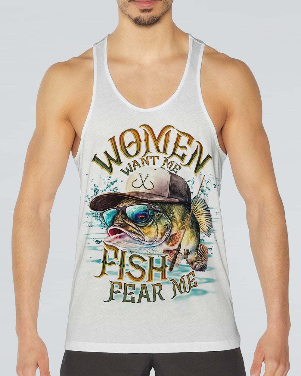 WOMEN WANT ME FISH FEAR ME ALL OVER PRINT - TLNO2806231