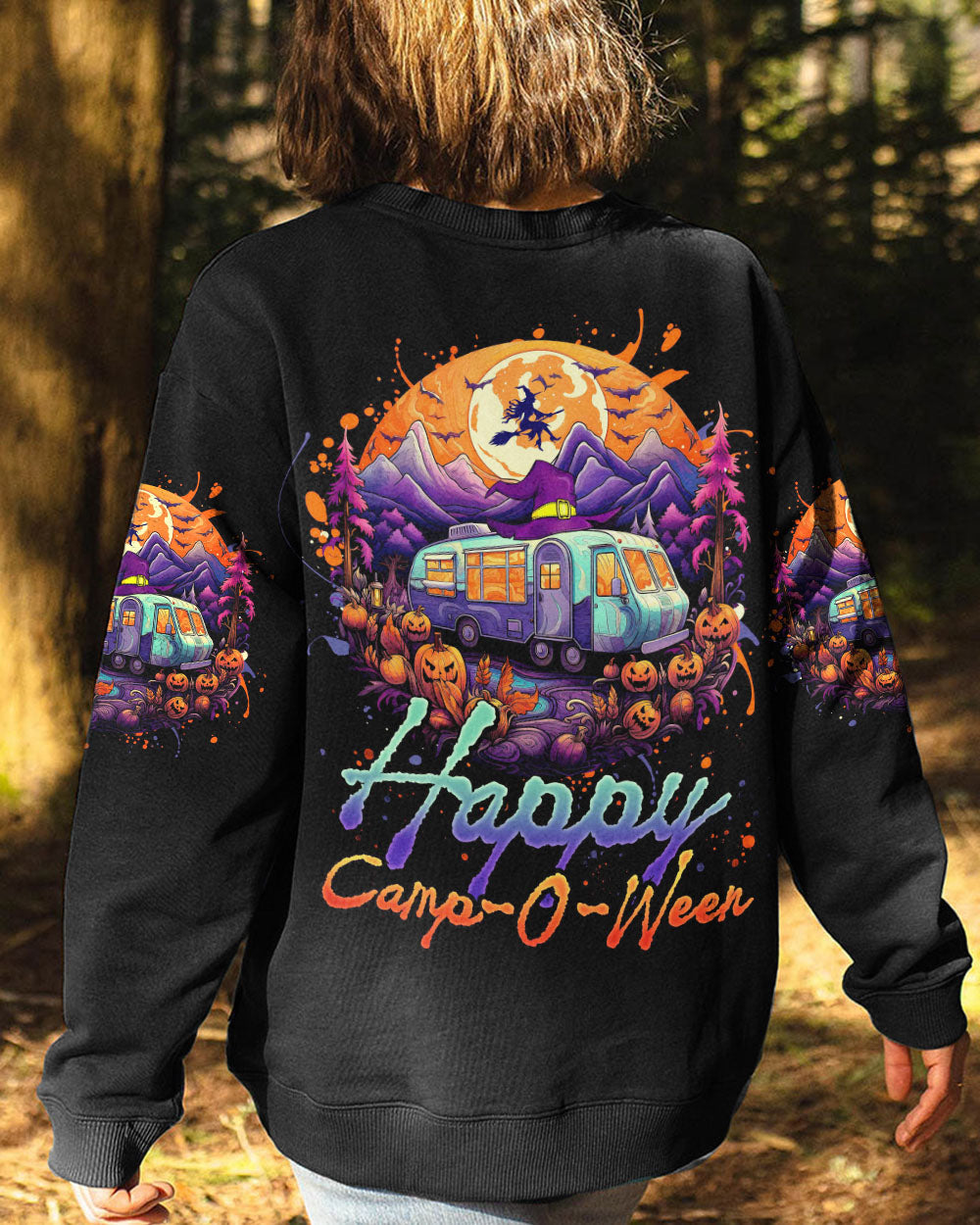 HAPPY CAMP-O-WEEN HALLOWEEN ALL OVER PRINT - TLNO3107232