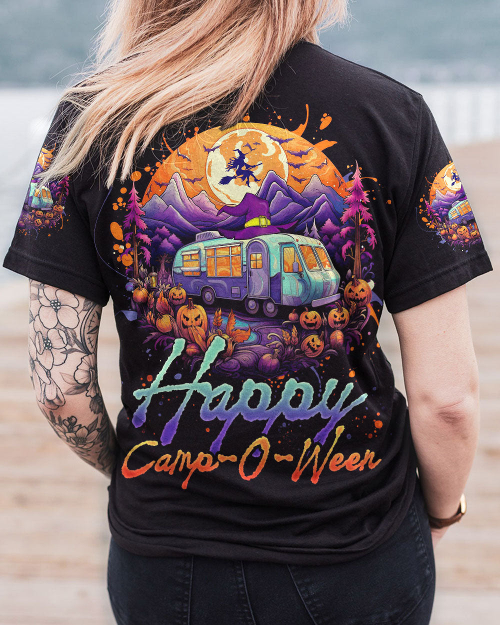 HAPPY CAMP-O-WEEN HALLOWEEN ALL OVER PRINT - TLNO3107232