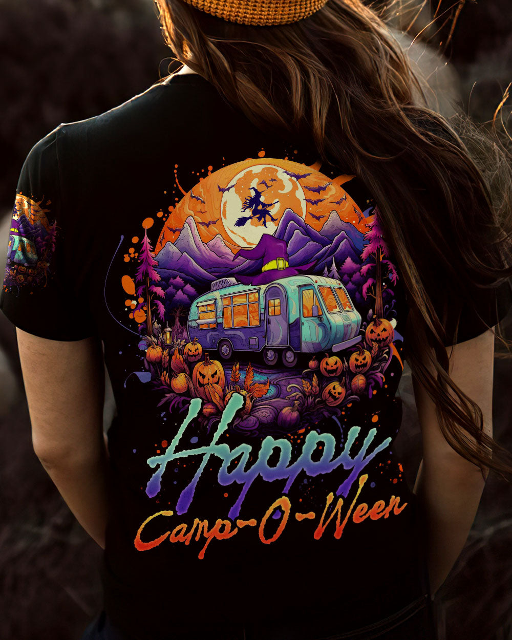HAPPY CAMP-O-WEEN HALLOWEEN ALL OVER PRINT - TLNO3107232
