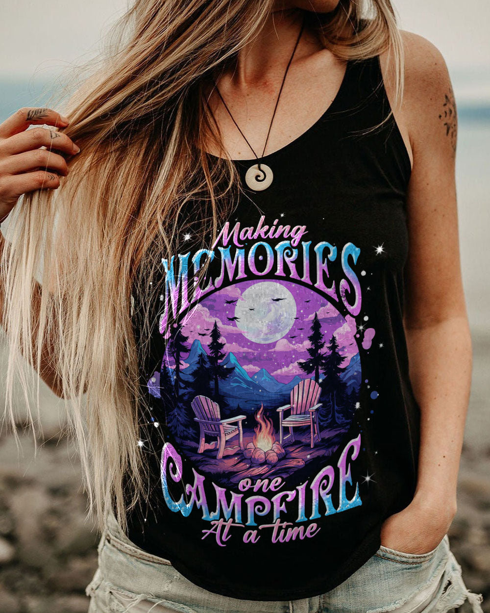 MAKING MEMORIES ONE CAMPFIRE AT A TIME ALL OVER PRINT - TLNT0208231
