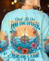 SMELL THE SEA FEEL THE BREEZE COMPASS ALL OVER PRINT - TLNT0609232