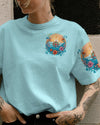 SMELL THE SEA FEEL THE BREEZE COMPASS ALL OVER PRINT