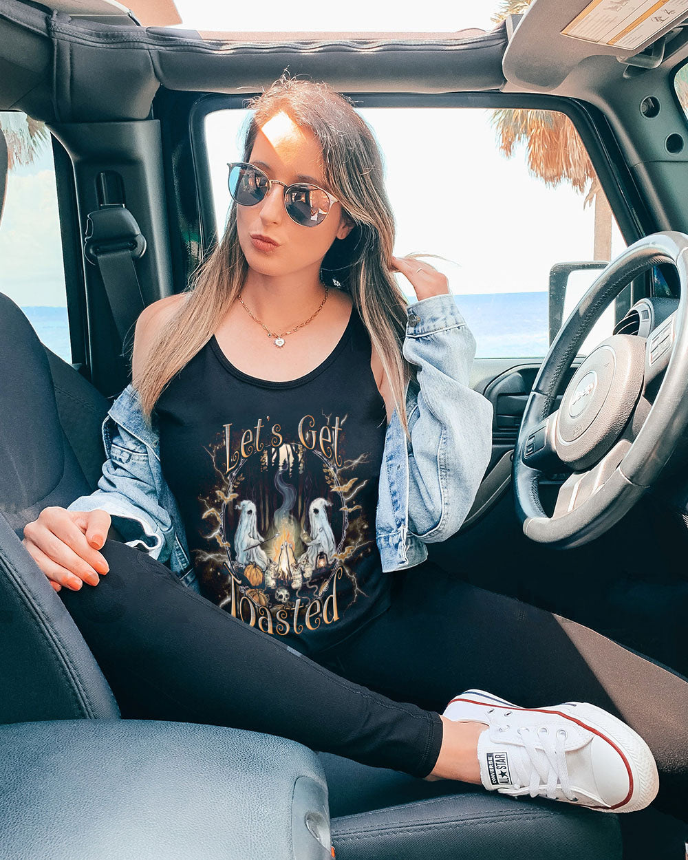 LET'S GET TOASTED BOOS HALLOWEEN ALL OVER PRINT - TLNT1008241
