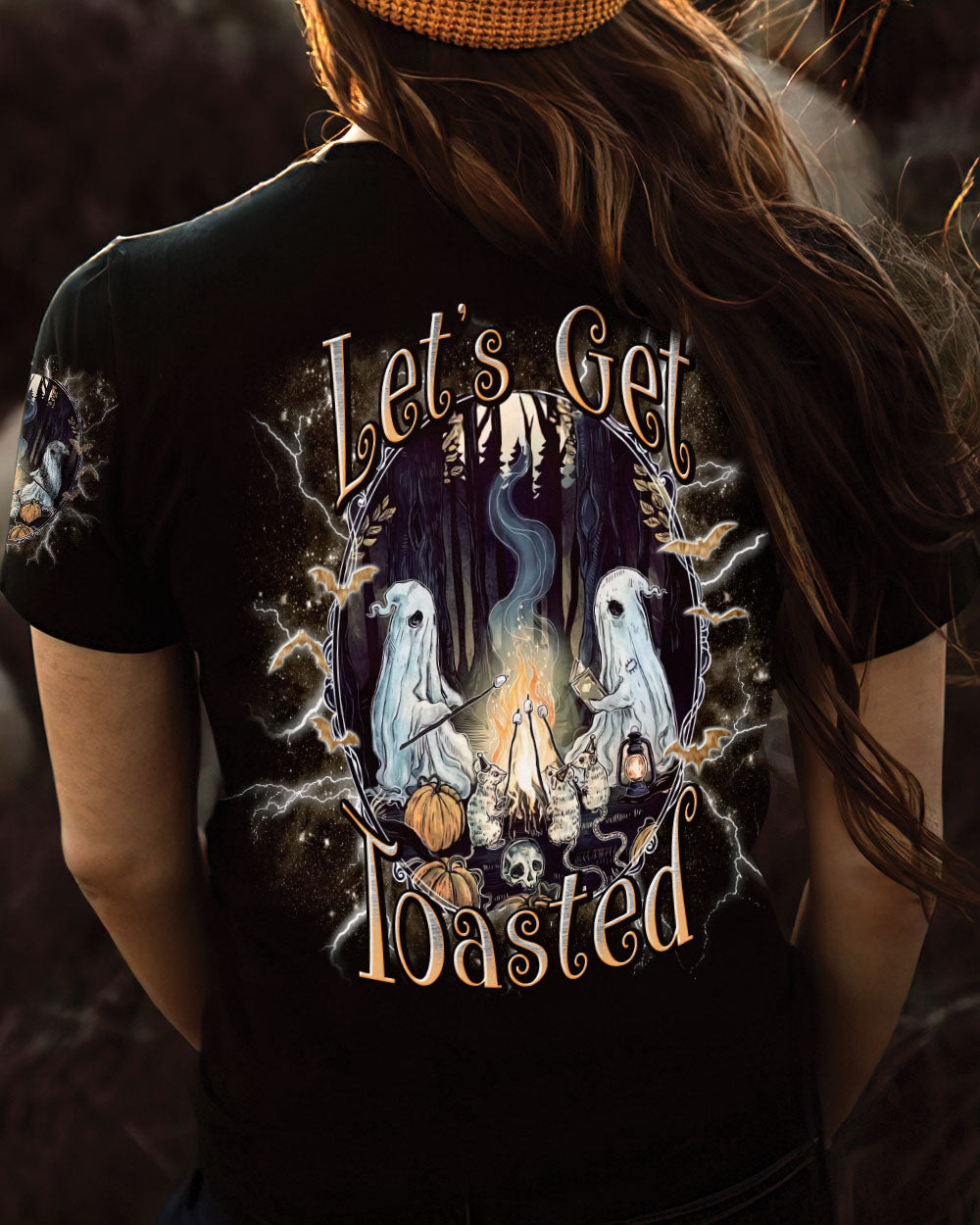 LET'S GET TOASTED BOOS HALLOWEEN ALL OVER PRINT - TLNT1008241