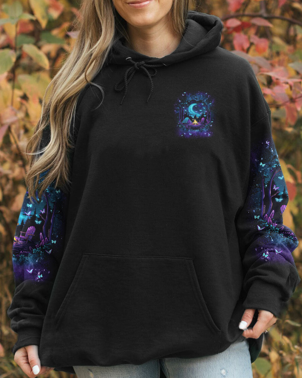 STARRY NIGHT SKY AND A CAMPFIRE COUNT ME IN ALL OVER PRINT - TLNT1109244