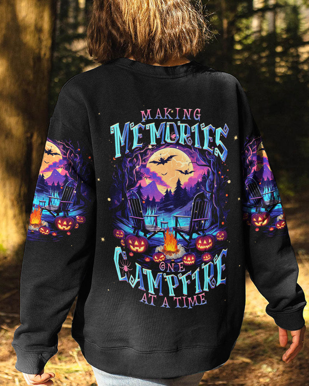MAKING MEMORIES ONE CAMPFIRE AT A TIME HALLOWEEN ALL OVER PRINT - TLNT1608231