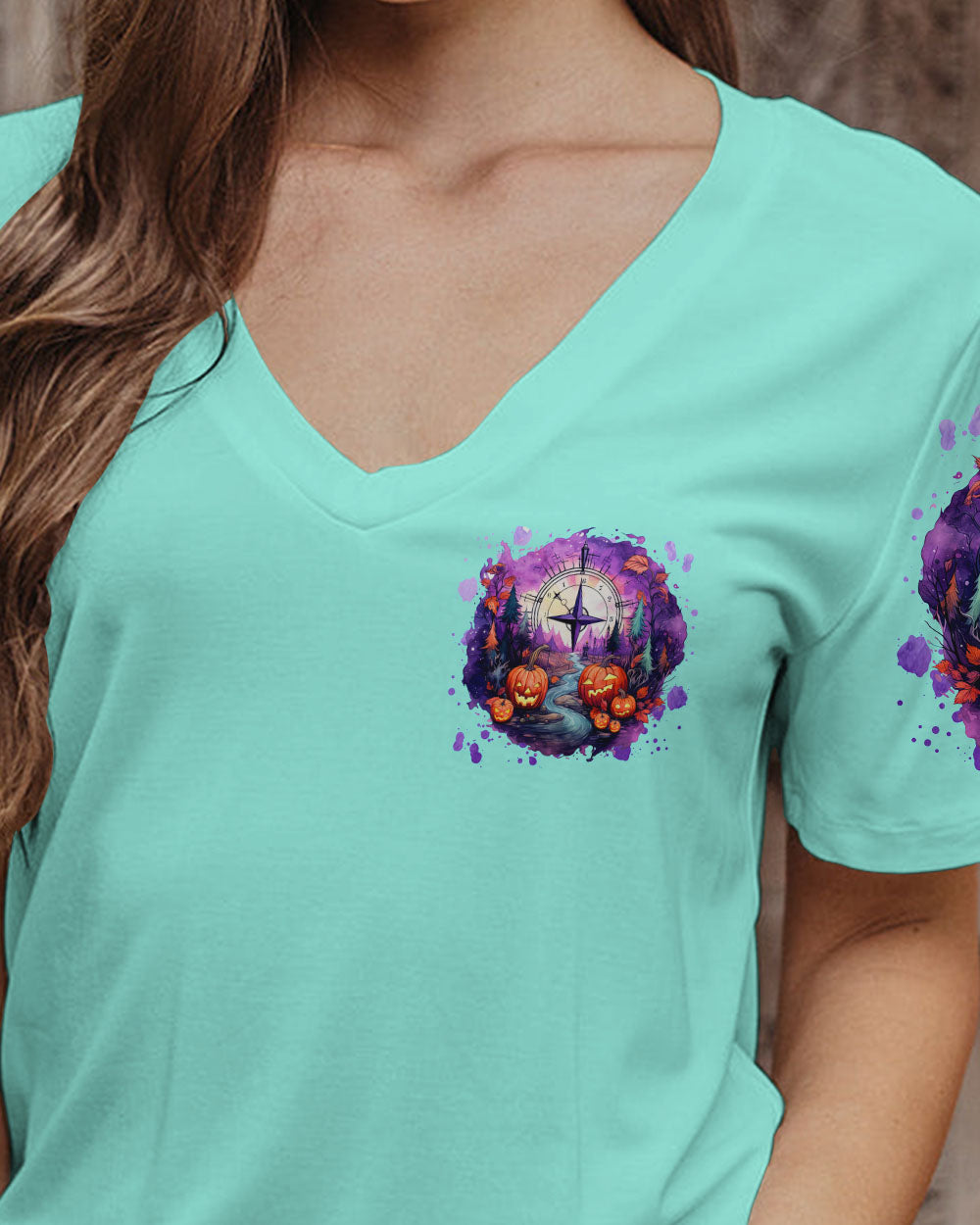 NOT ALL WHO WANDER ARE LOST COMPASS HALLOWEEN ALL OVER PRINT - TLNT1808233