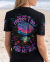 AND INTO THE FOREST I GO CAMPFIRE ALL OVER PRINT