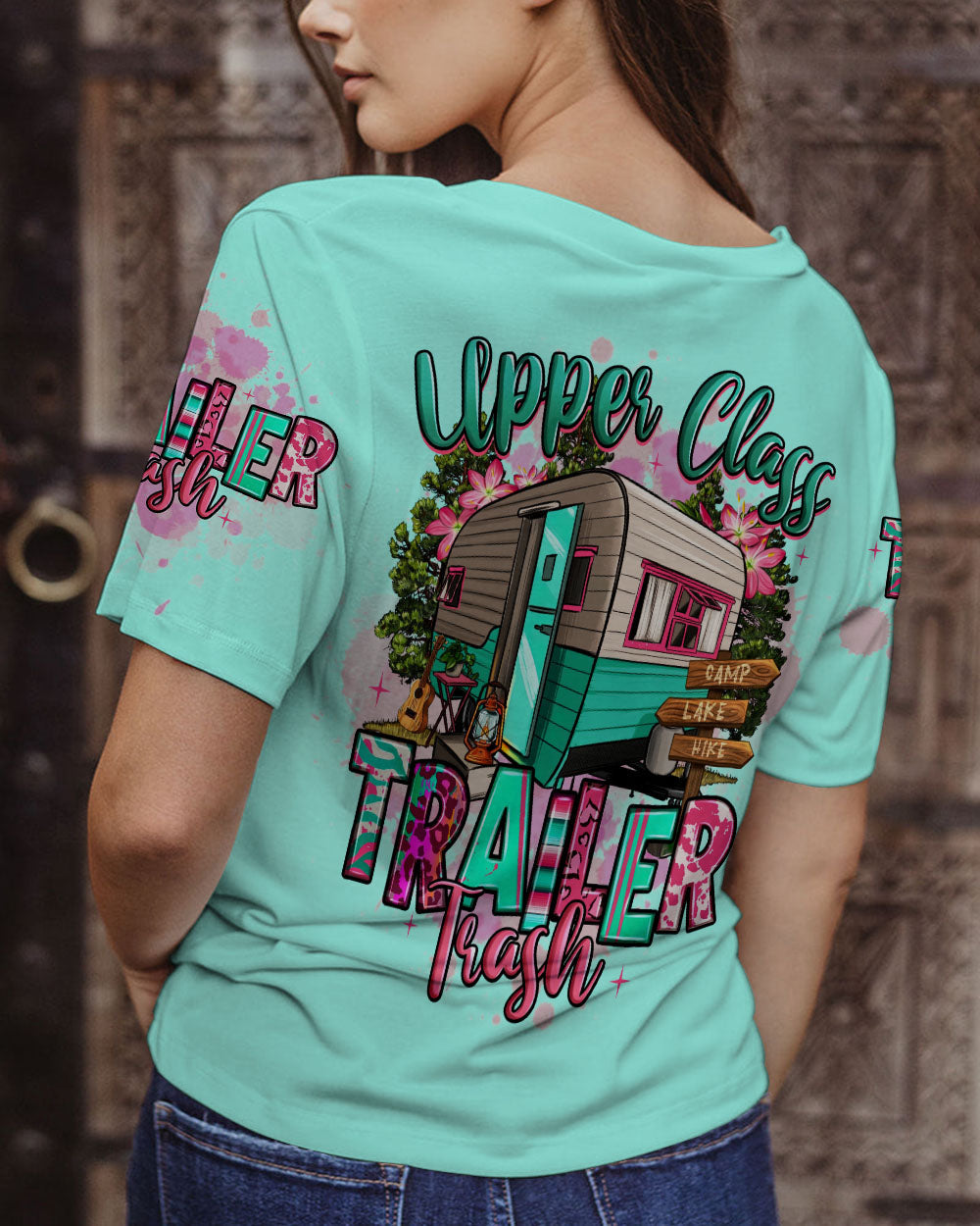 UPPER CLASS TRAILER TRASH ALL OVER PRINT - TLNT2006231