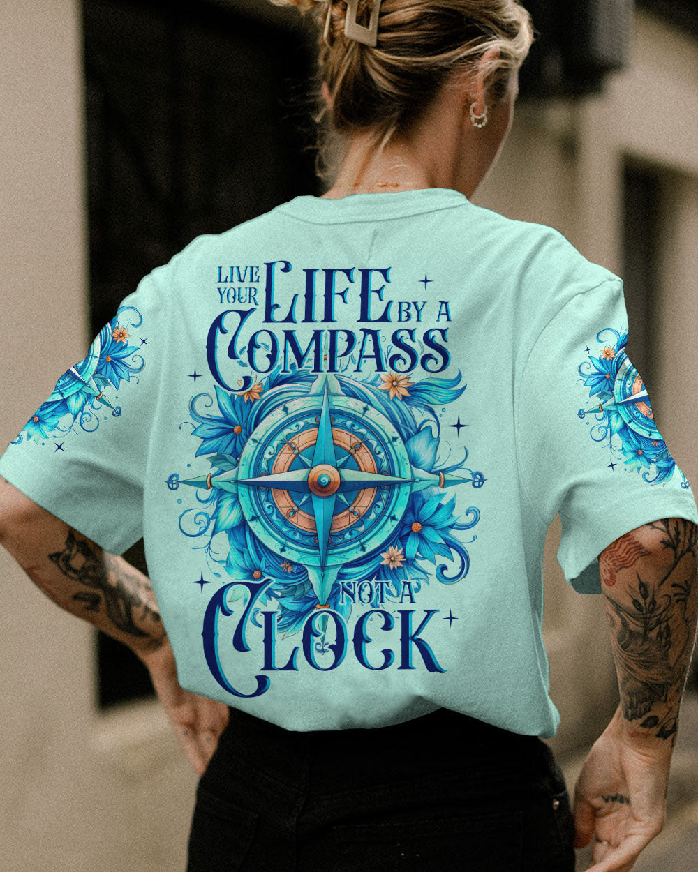 LIVE YOUR LIFE BY A COMPASS ALL OVER PRINT - TLNT2306233