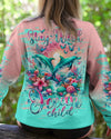 STAY WILD OCEAN CHILD DOLPHIN ALL OVER PRINT - TLNT2311231