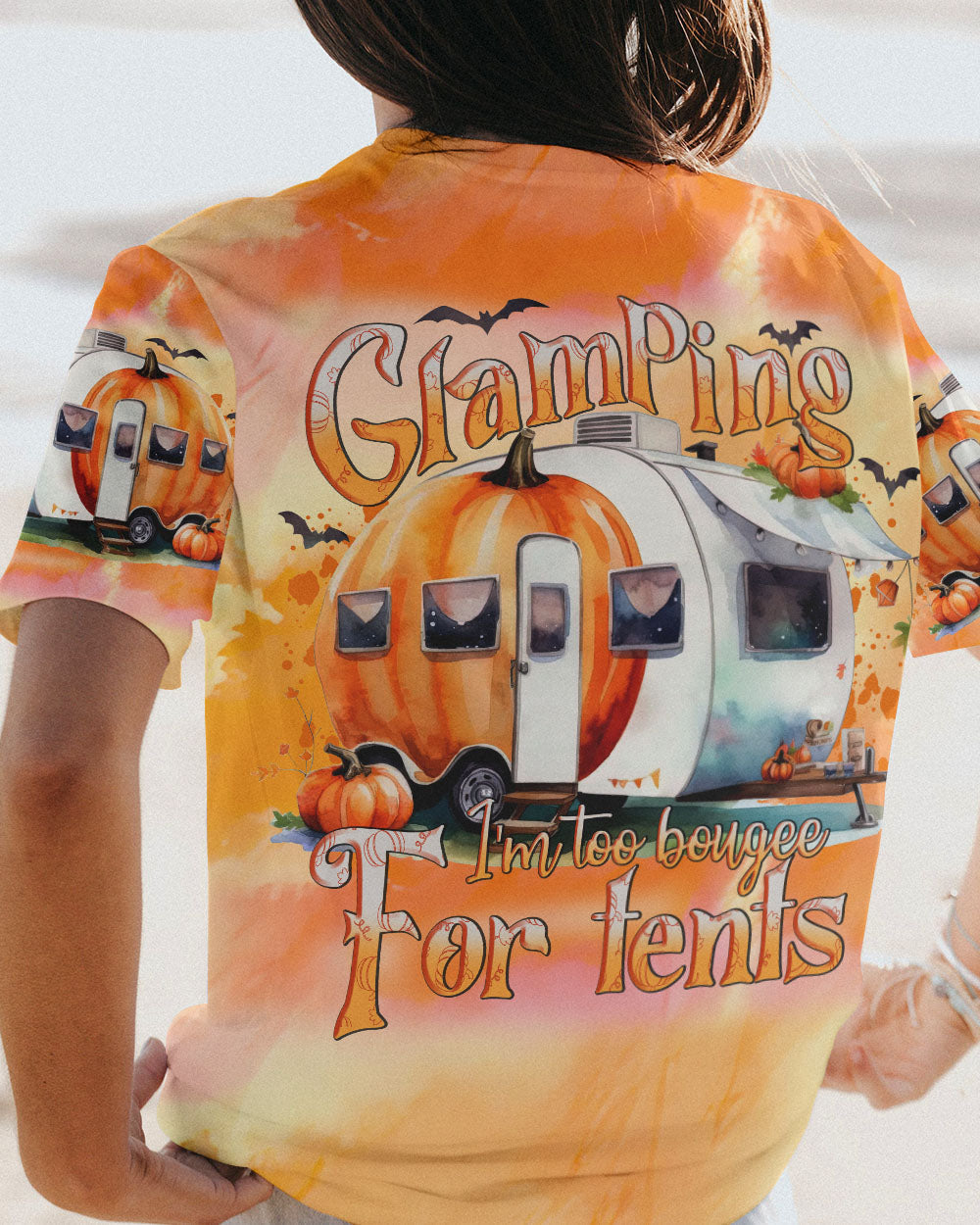 GLAMPING I'M TOO BOUGEE HALLOWEEN ALL OVER PRINT - TLNT2507231