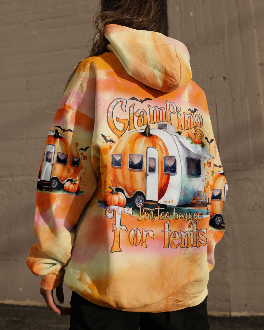 GLAMPING I'M TOO BOUGEE HALLOWEEN ALL OVER PRINT - TLNT2507231