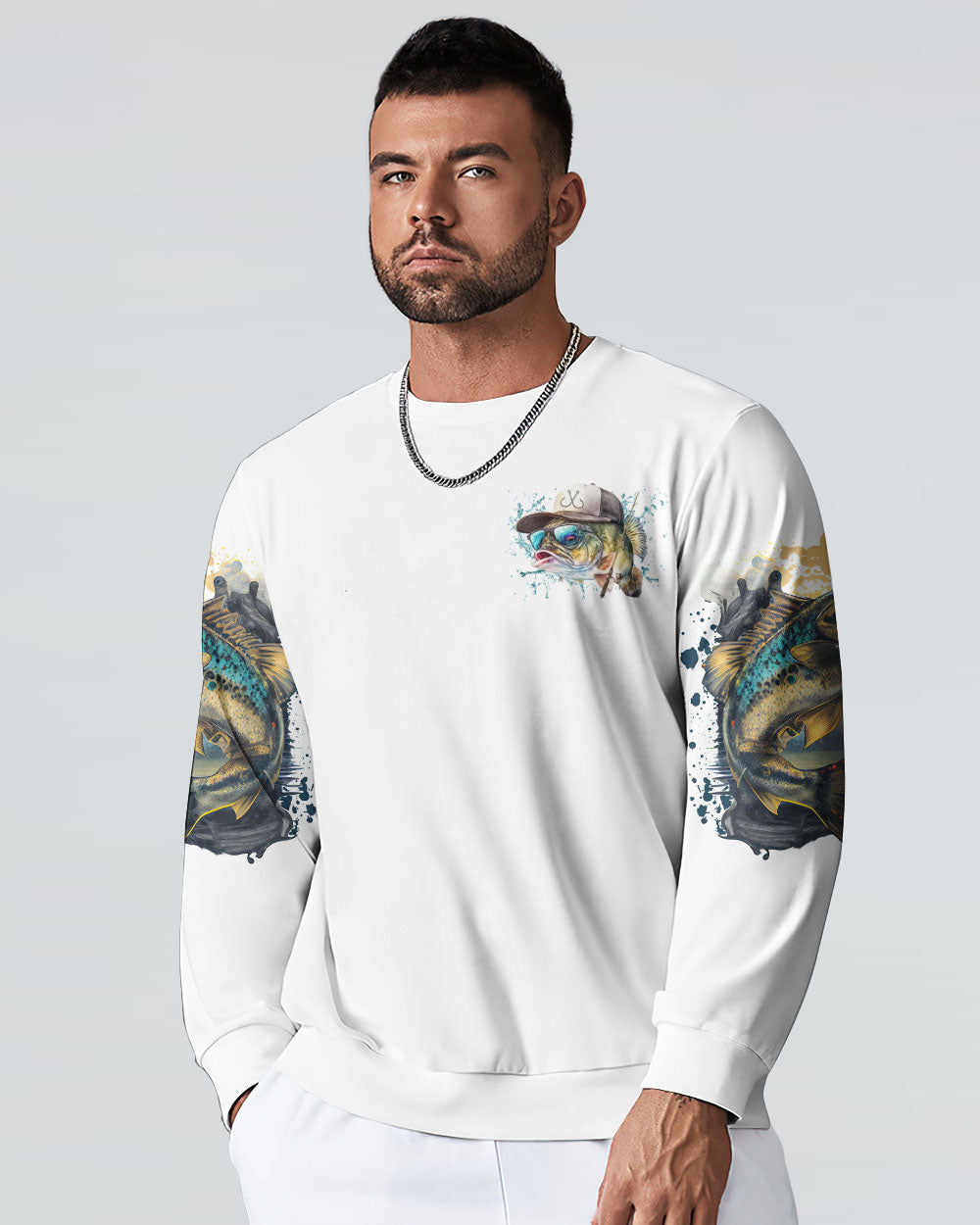 WISHIN' I WAS FISHIN' ALL OVER PRINT - TLNT2806232